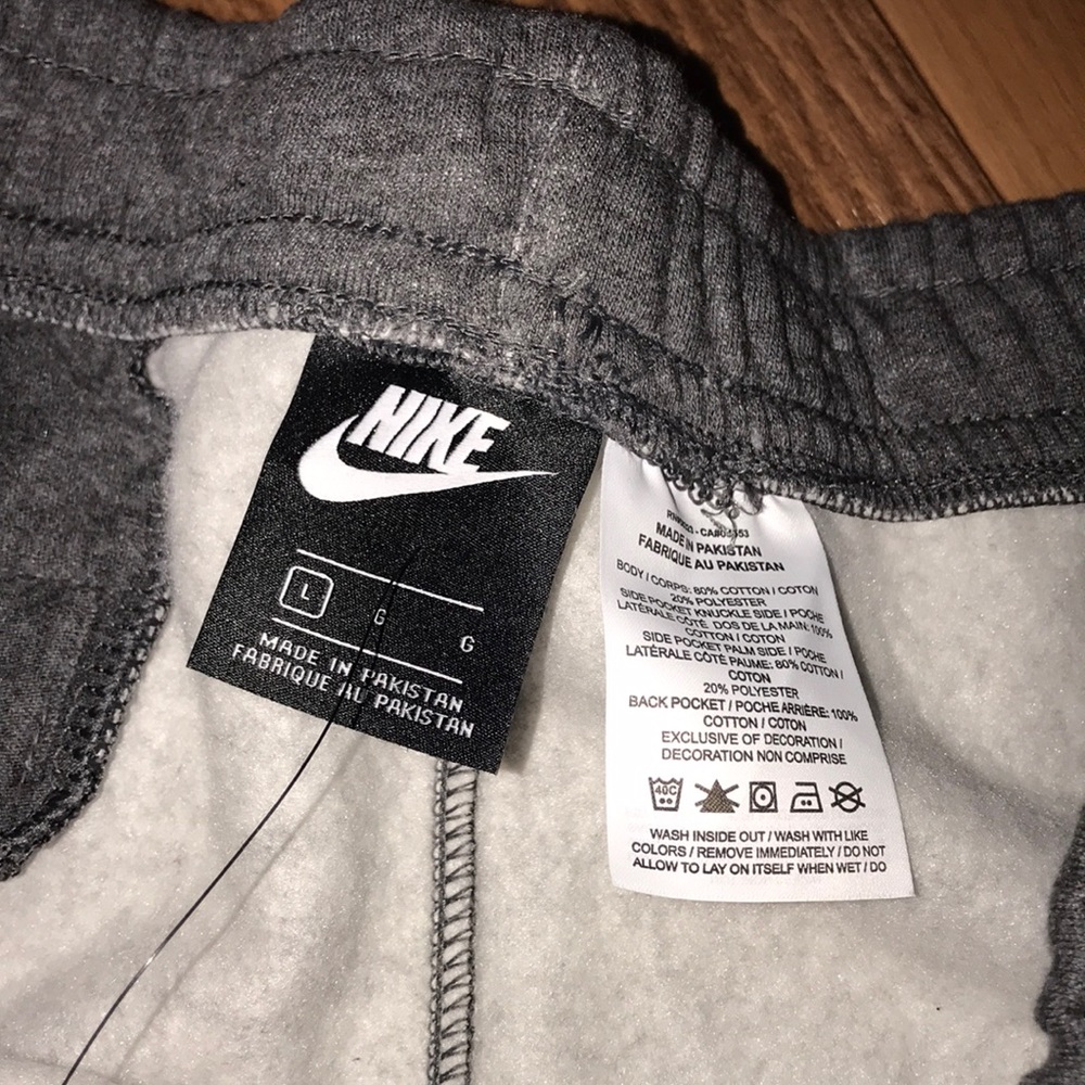NWT ALL EMBROIDERED NIKE SWEAT PANTS JUST DO IT - Picture 6 of 7